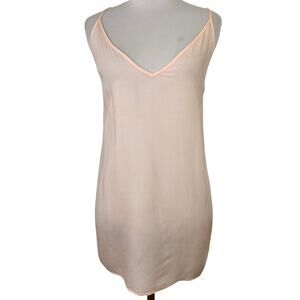 Free People Light Pink V-Neck Blouse Size XS